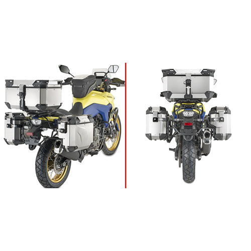 V-Strom 800 DE/SE '23-25' Outback Evo Smart top and side case bundle with hardware