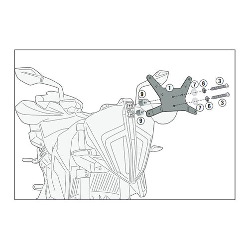 D7711KIT WINDSHIELD FIT KIT