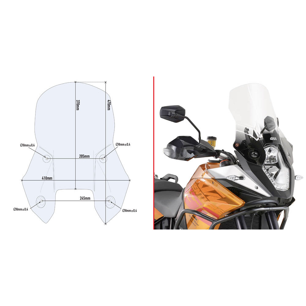 D7703ST WINDSHIELD