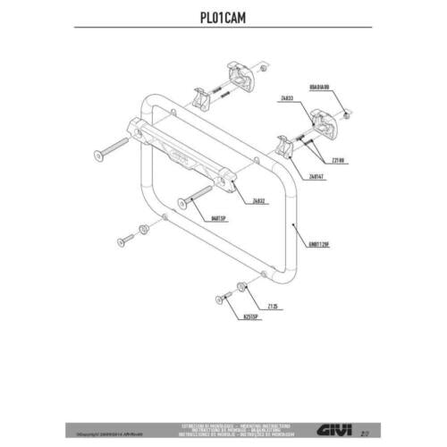 PL01CAM CAM UNIVERSAL SIDE FRAMES