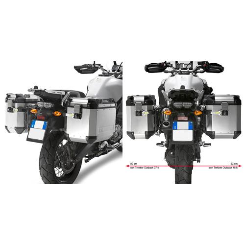 XTZ 1200 Super Tenere '10-23' Outback Evo Smart top and side case bundle with hardware