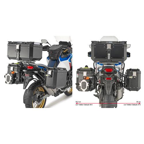 CRF1100L ADV Sports '24-25' Outback Evo Smart top and side case bundle with hardware