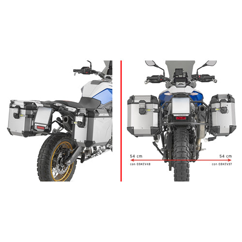 F900GS '24-25' Outback EVO Smart top and side case bundle with hardware