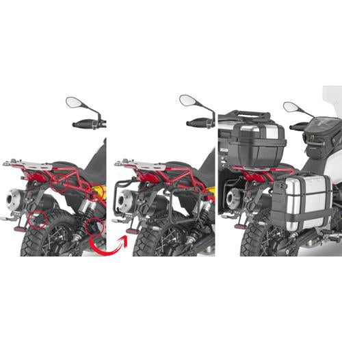 Spoilers pare-mains moto Givi Guzzi V85TT - Protège-mains - Protections -  Moto & scooter